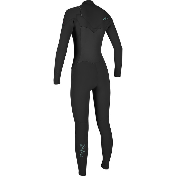 2022 O'Neill Womens Epic 3/2mm Chest Zip GBS Wetsuit 5355 - Black
